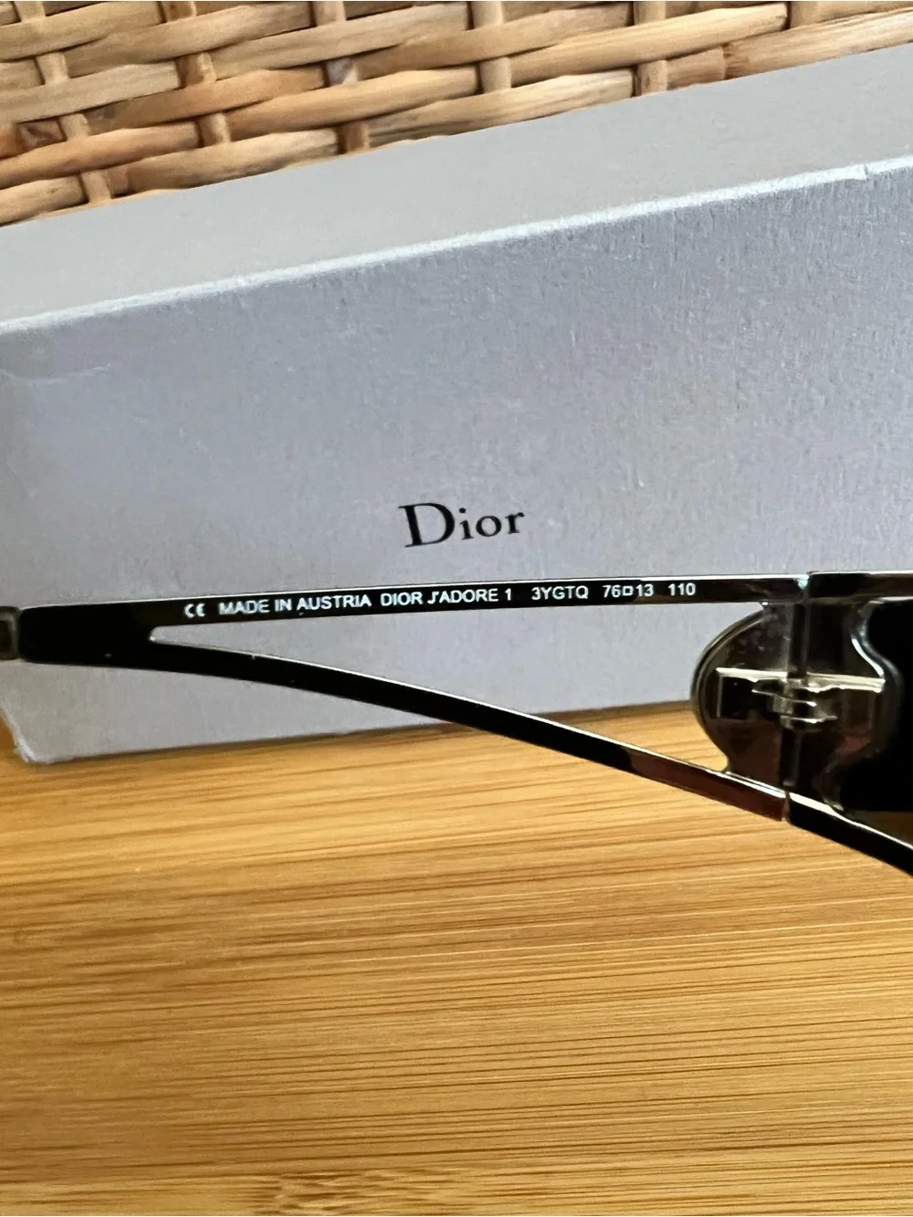 Christian Dior VINTAGE J’adore Dior sunglasses y2k silver rare jadore